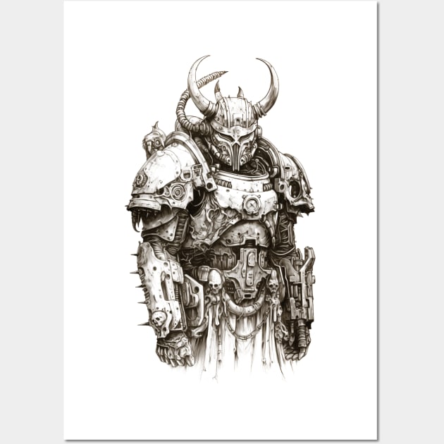 Space Marine Wall Art by difrats